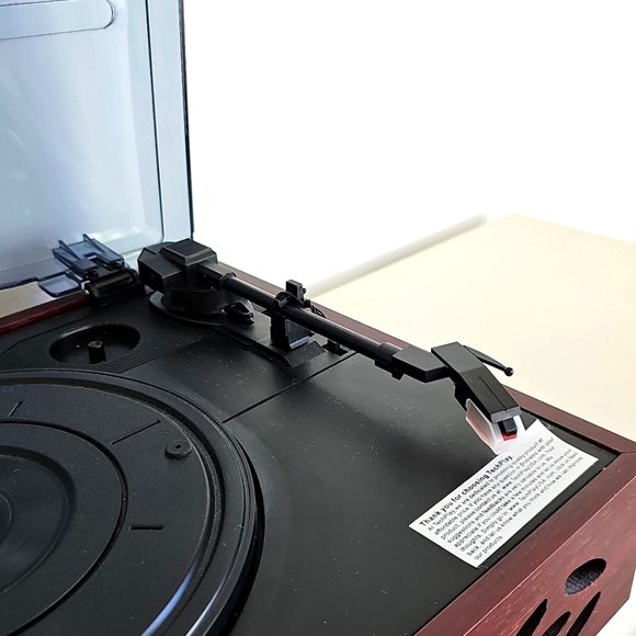 TechPlay ODC15 Record Player Turntable Retro Classic 3 Speed Wood FM Radio - Picture 7 of 13